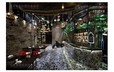 花萬里餐飲設(shè)計|福州賢莊火鍋餐廳工業(yè)風(fēng)案例
